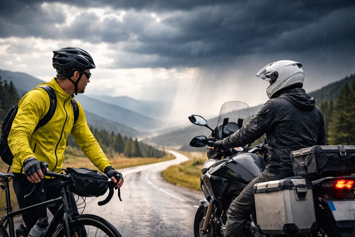 L'importance de la météo pour les cyclistes et motards