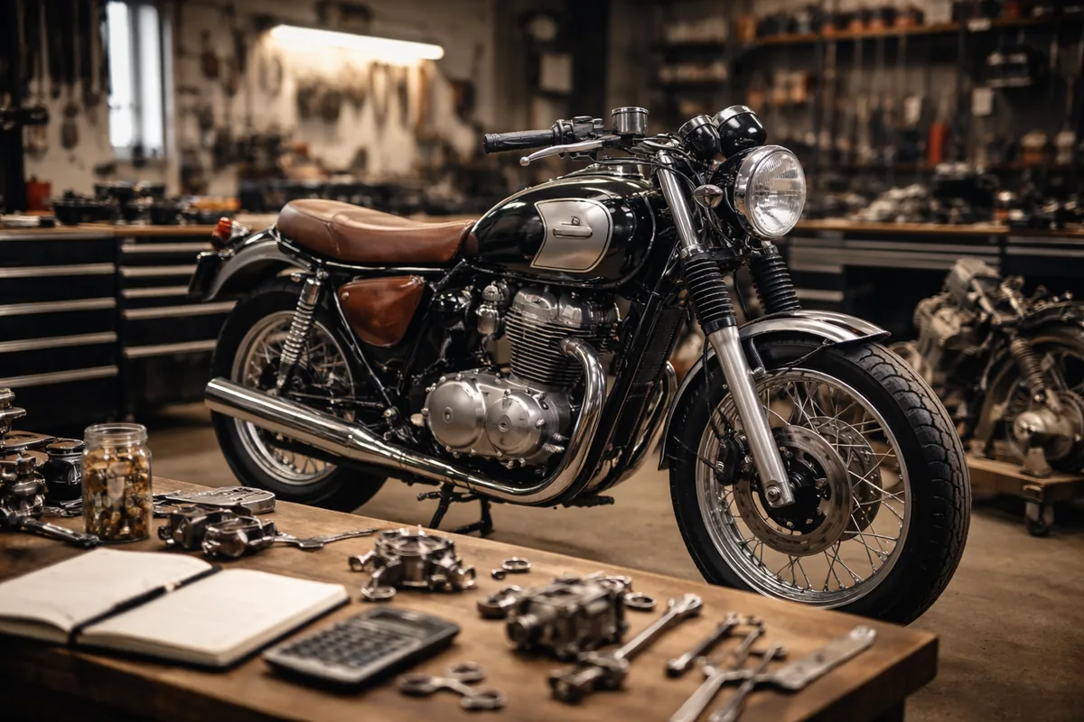 Quel budget prévoir pour restaurer une moto classique en atelier