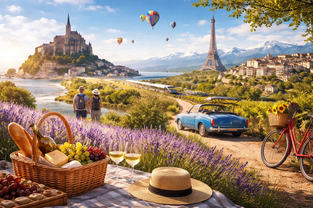 Les expériences de voyage à travers la France
