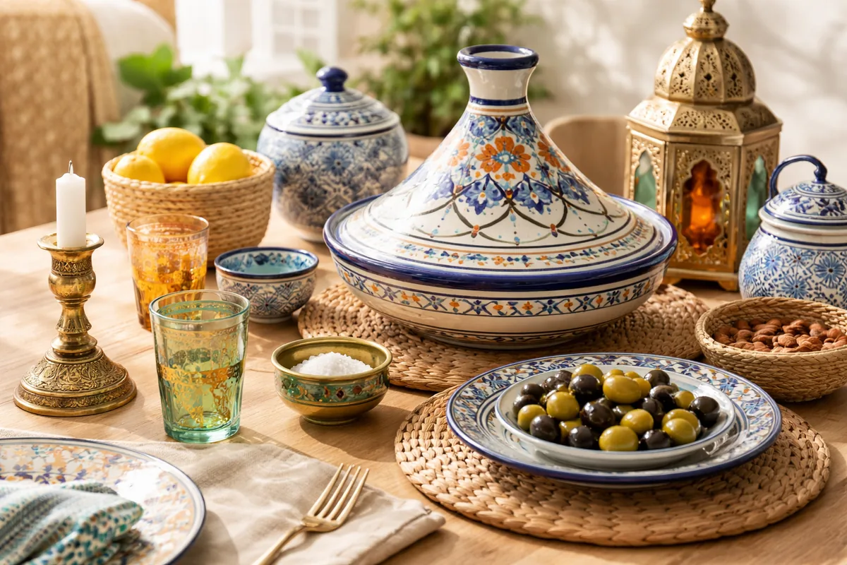 Comment choisir des accessoires de décoration en artisanat marocain pour la table